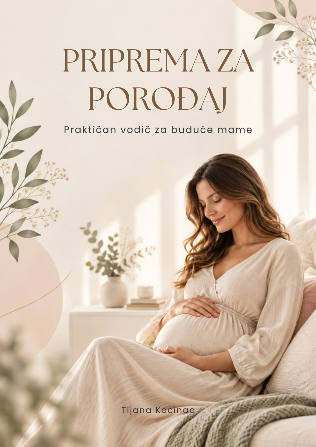 Mockup ebooka Priprema za porođaj